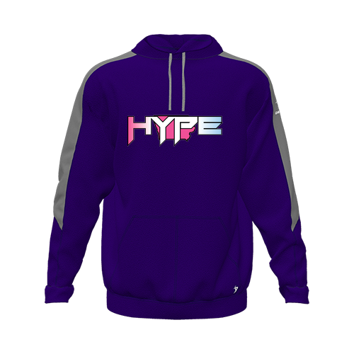 [CUS-DFW-HOOD-FLC-LSL-PUR-YXS-LOGO1] Hoodie (Youth XS, Purple, Logo 1)
