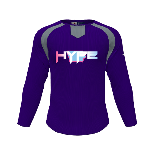 [CUS-DFW-PULL-FLC-CNK-LSL-PUR-YS-LOGO2] Pullover (Youth S, Purple, Logo 2)