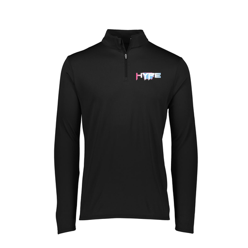 [FTLQFLBK-FAXS-LOGO2] Decker Women's Flex-Lite 1/4 Zip Shirt (Female Adult XS, Black, Logo 2)
