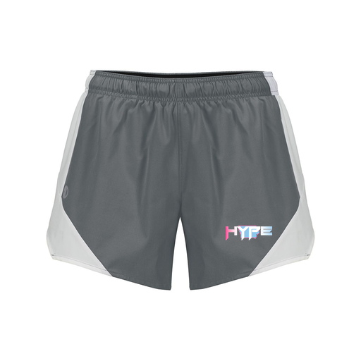 [229489.R04.S-LOGO2] Girls Olympus Shorts (Female Youth S, Gray, Logo 2)