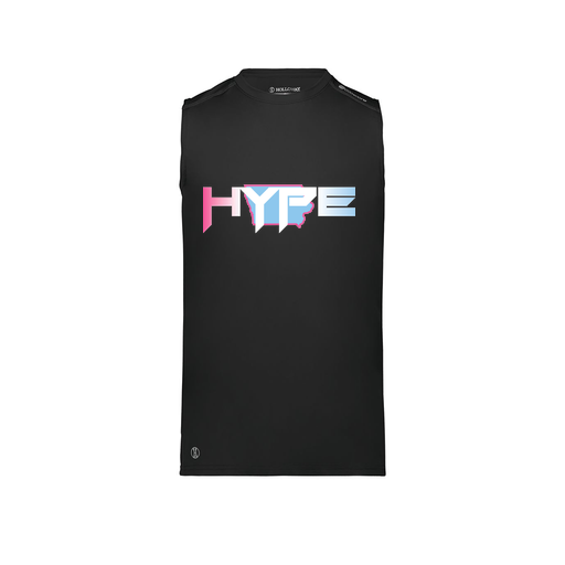 [222593.080.S-LOGO2] Men's CoolDry TankTop (Adult S, Black, Logo 2)