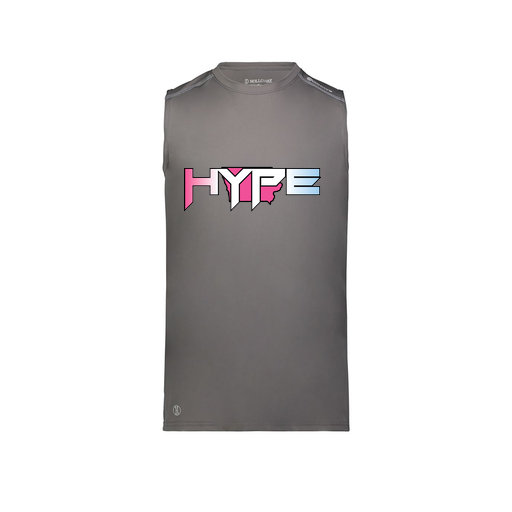 [222593.98D.S-LOGO1] Men's CoolDry TankTop (Adult S, Gray, Logo 1)