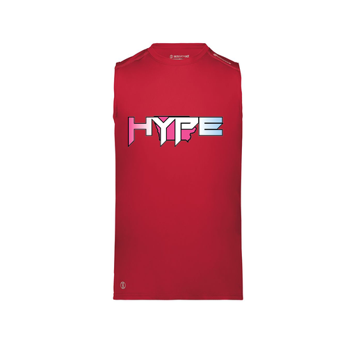 [222593.083.S-LOGO1] Men's CoolDry TankTop (Adult S, Red, Logo 1)