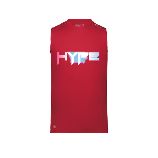 [222593.083.S-LOGO2] Men's CoolDry TankTop (Adult S, Red, Logo 2)