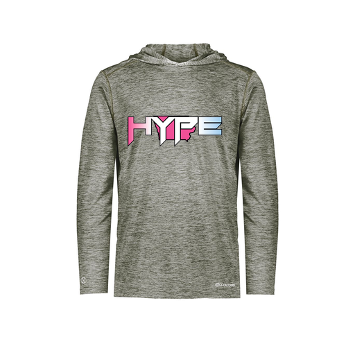 [FOLHCGGY-AS-LOGO1] Decker Men's Charge Hoodie (Adult S, Gray, Logo 1)