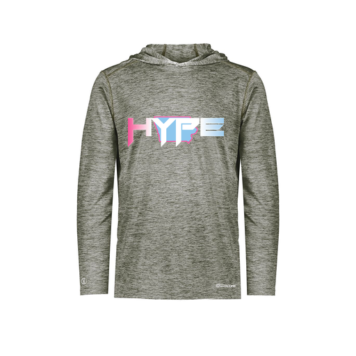 [FOLHCGGY-AS-LOGO2] Decker Men's Charge Hoodie (Adult S, Gray, Logo 2)