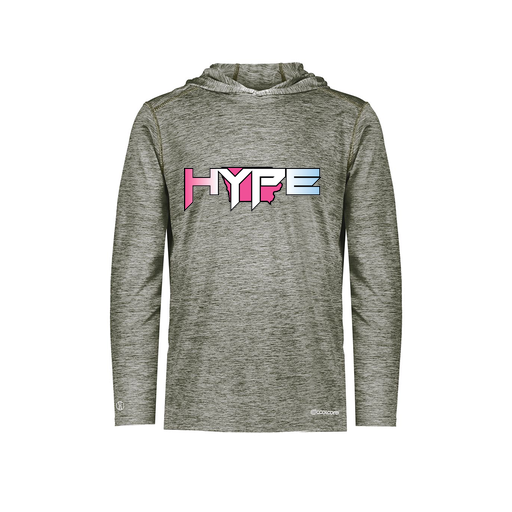 [FOLHCGGY-YS-LOGO1] Decker Youth Charge Hoodie (Youth S, Gray, Logo 1)