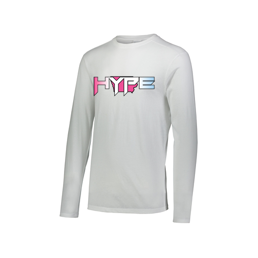 [FTLCUBWH-AXS-LOGO1] Decker Men's Tri-Blend T-Shirt - Long Sleeve (Adult XS, White, Logo 1)