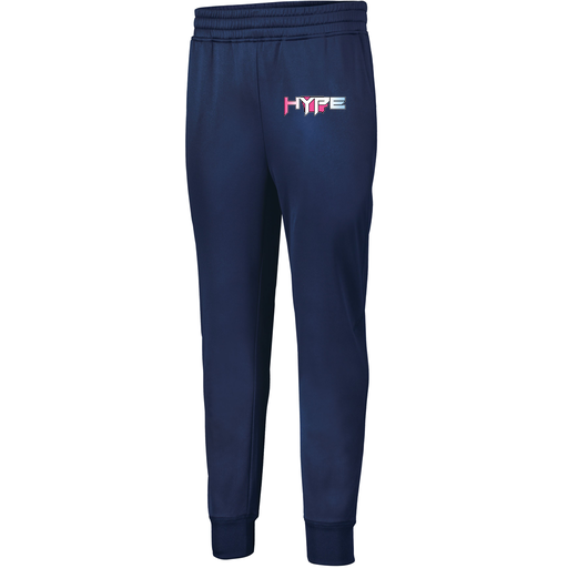 [5566.065.XS-LOGO1] Men's PERFORMANCE FLEECE JOGGER (Adult XS, Navy, Logo 1)