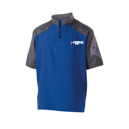 [229545.H02.XS-LOGO2] Men's Raider SS Pullover (Adult XS, Royal, Logo 2)