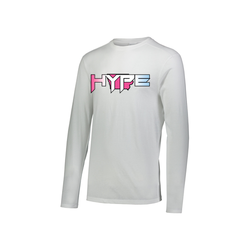 [FTLCUBWH-YS-LOGO1] Decker Youth Tri-Blend T-Shirt - Long Sleeve (Youth S, White, Logo 1)